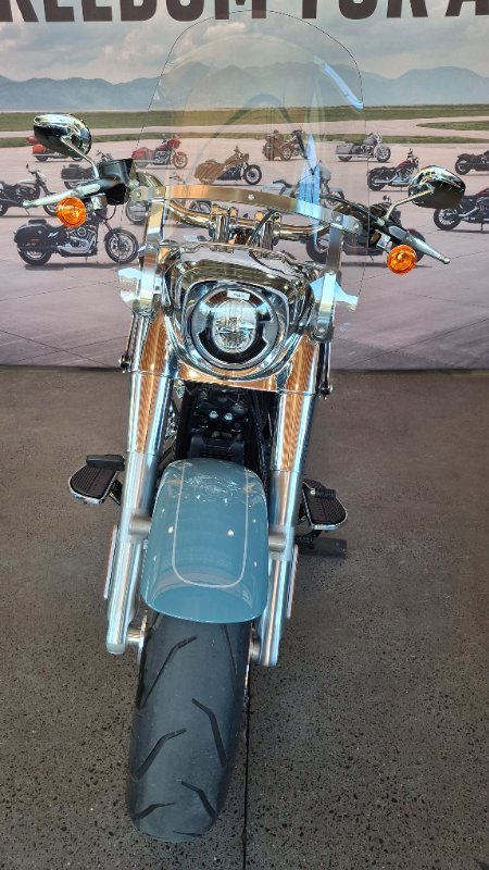 2024 Harley-davidson FLFBS FAT BOY S (114) SHARKSKIN BLUE