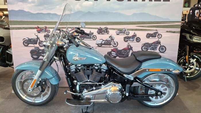 2024 Harley-davidson FLFBS FAT BOY S (114) SHARKSKIN BLUE