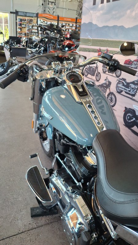2024 Harley-davidson FLFBS FAT BOY S (114) SHARKSKIN BLUE