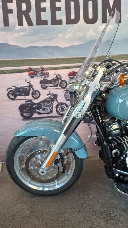 2024 Harley-davidson FLFBS FAT BOY S (114) SHARKSKIN BLUE