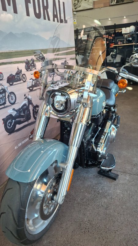 2024 Harley-davidson FLFBS FAT BOY S (114) SHARKSKIN BLUE