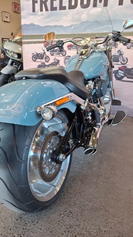2024 Harley-davidson FLFBS FAT BOY S (114) SHARKSKIN BLUE