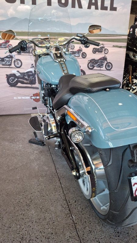 2024 Harley-davidson FLFBS FAT BOY S (114) SHARKSKIN BLUE