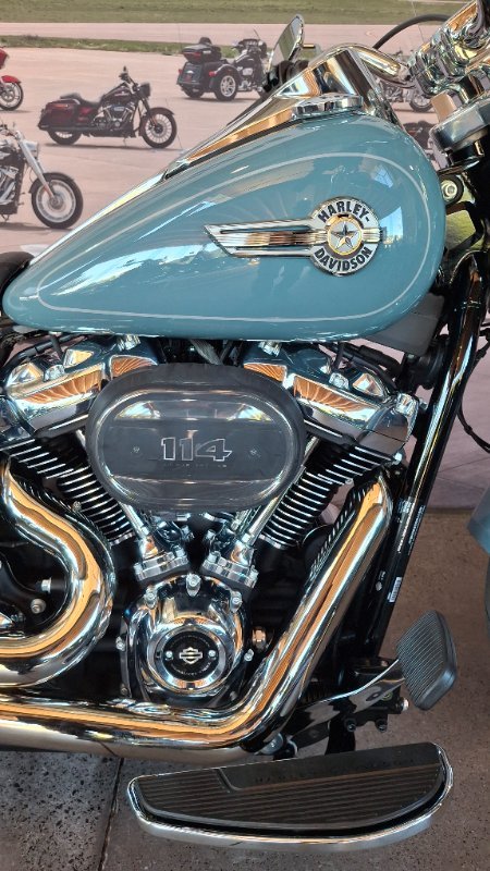 2024 Harley-davidson FLFBS FAT BOY S (114) SHARKSKIN BLUE