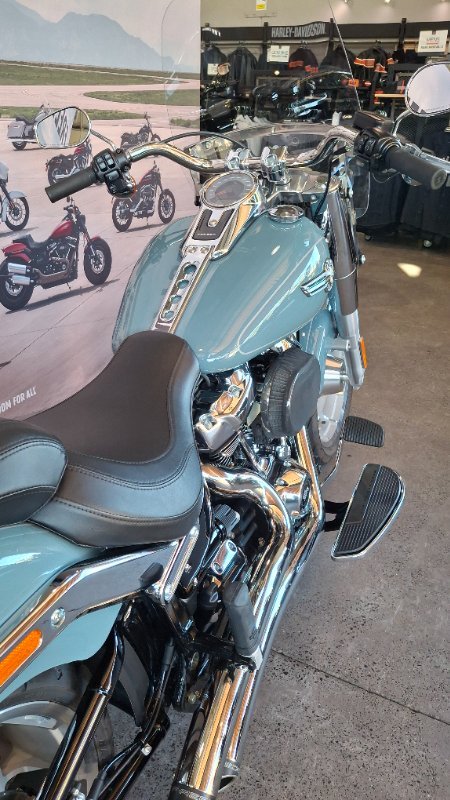2024 Harley-davidson FLFBS FAT BOY S (114) SHARKSKIN BLUE