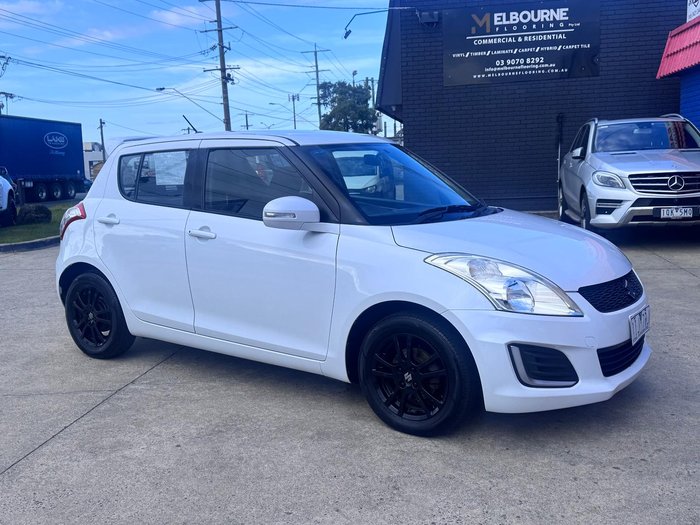 2015 Suzuki Swift GL FZ MY15 Snow White