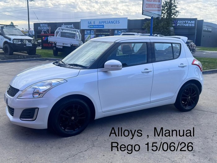 2015 Suzuki Swift GL FZ MY15 Snow White
