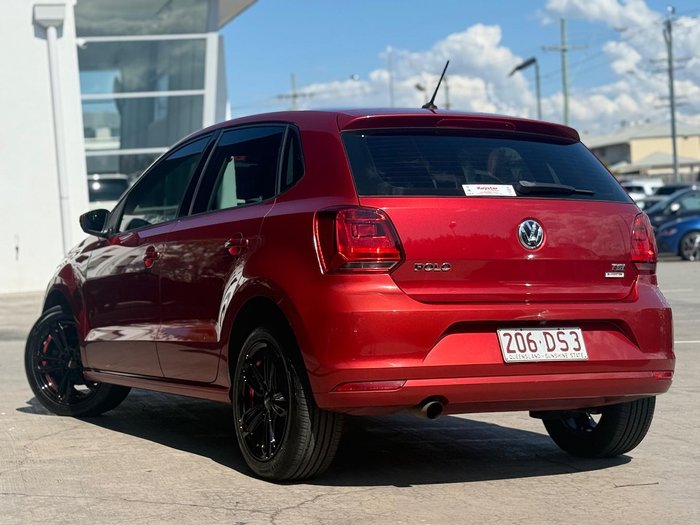 2015 Volkswagen Polo 66TSI Trendline 6R MY15 Sunset Red