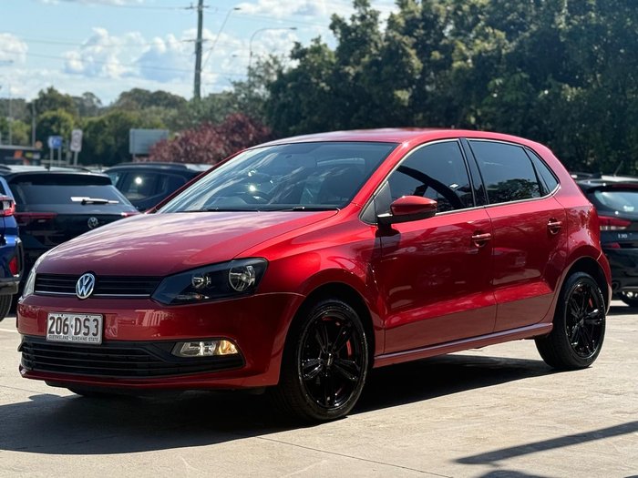 2015 Volkswagen Polo 66TSI Trendline 6R MY15 Sunset Red
