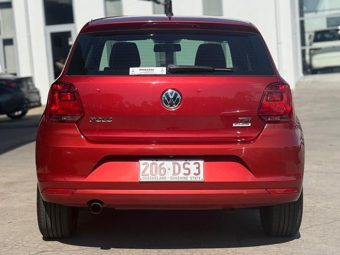 2015 Volkswagen Polo 66TSI Trendline 6R MY15 Sunset Red