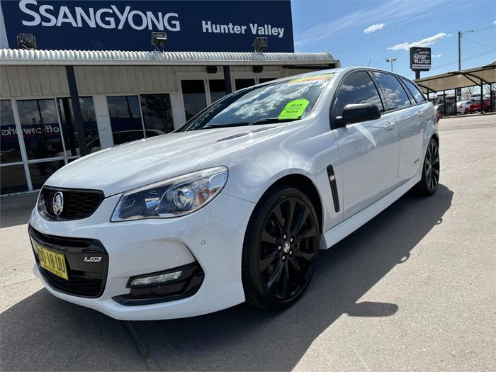 2016 Holden Commodore SS Black VF Series II MY16 Heron White