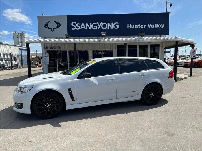 2016 Holden Commodore SS Black VF Series II MY16 Heron White