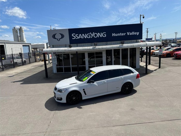 2016 Holden Commodore SS Black VF Series II MY16 Heron White