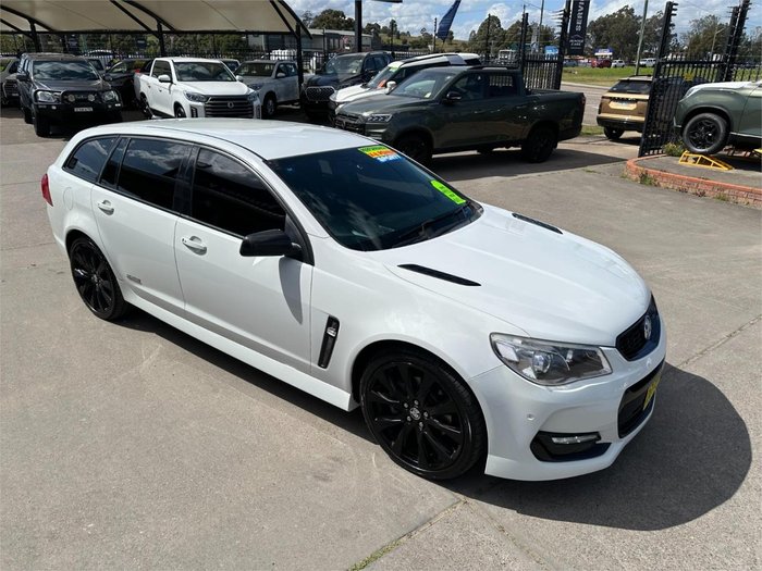 2016 Holden Commodore SS Black VF Series II MY16 Heron White