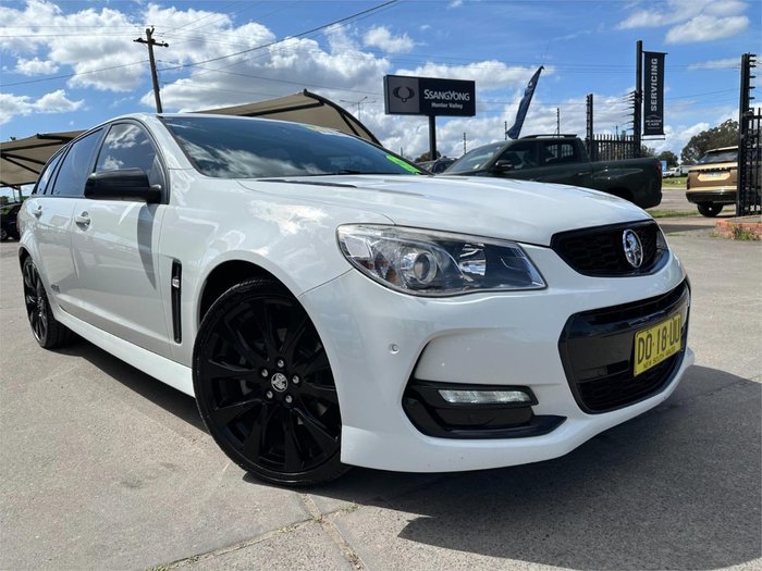2016 Holden Commodore SS Black VF Series II MY16 Heron White