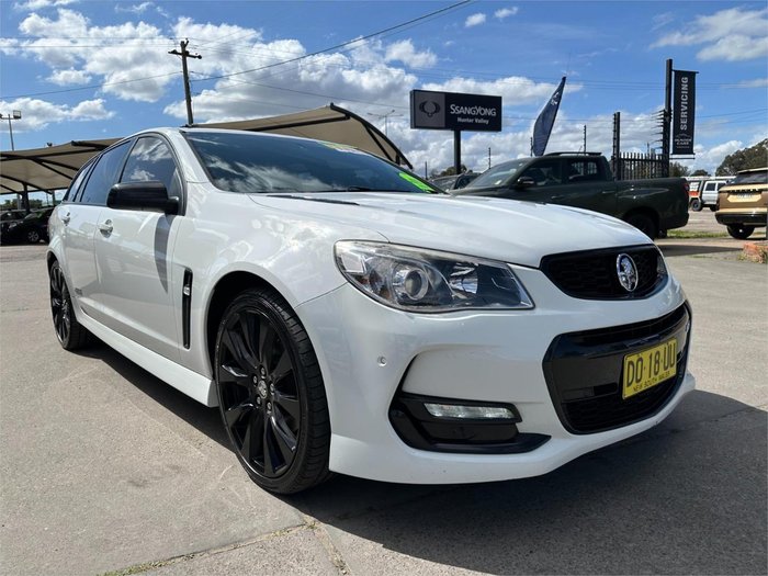 2016 Holden Commodore SS Black VF Series II MY16 Heron White