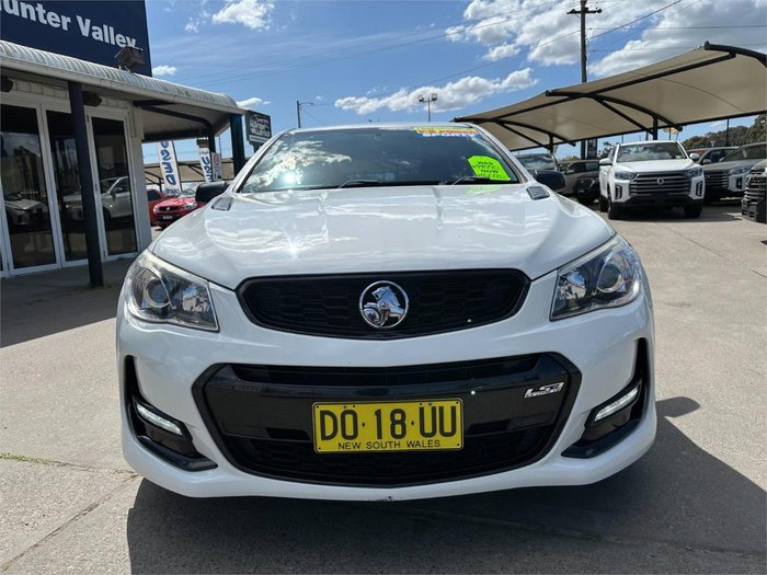 2016 Holden Commodore SS Black VF Series II MY16 Heron White