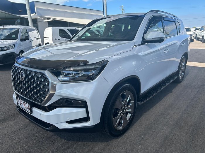2021 SsangYong Rexton Ultimate Y450 MY21 4X4 Dual Range Pearl White
