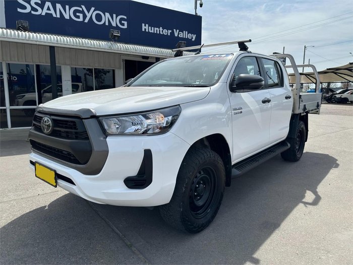 2021 Toyota Hilux SR GUN126R 4X4 Dual Range Glacier White