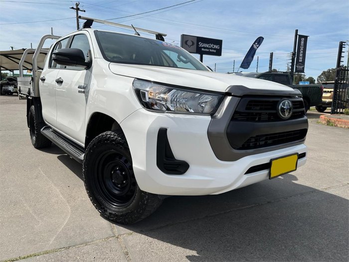 2021 Toyota Hilux SR GUN126R 4X4 Dual Range Glacier White