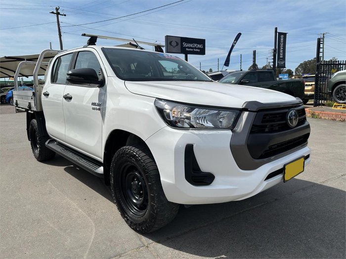 2021 Toyota Hilux SR GUN126R 4X4 Dual Range Glacier White