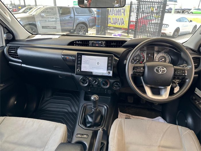 2021 Toyota Hilux SR GUN126R 4X4 Dual Range Glacier White