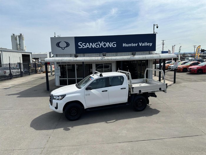 2021 Toyota Hilux SR GUN126R 4X4 Dual Range Glacier White