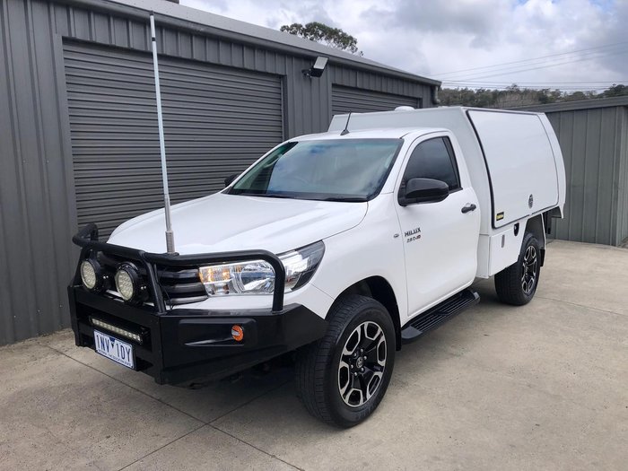 2018 Toyota Hilux SR GUN126R 4X4 Dual Range Glacier White