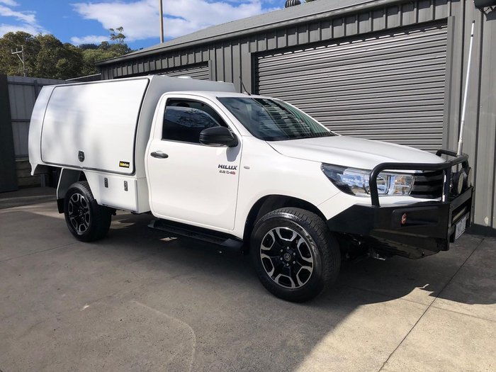 2018 Toyota Hilux SR GUN126R 4X4 Dual Range Glacier White