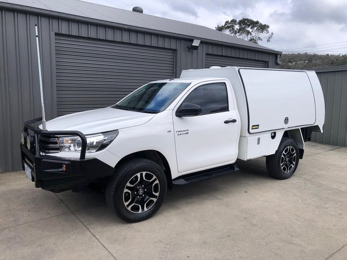 2018 Toyota Hilux SR GUN126R 4X4 Dual Range Glacier White
