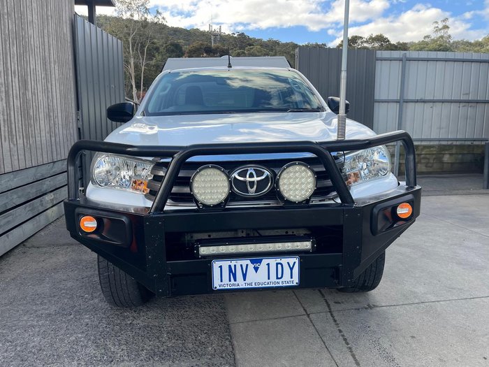 2018 Toyota Hilux SR GUN126R 4X4 Dual Range Glacier White