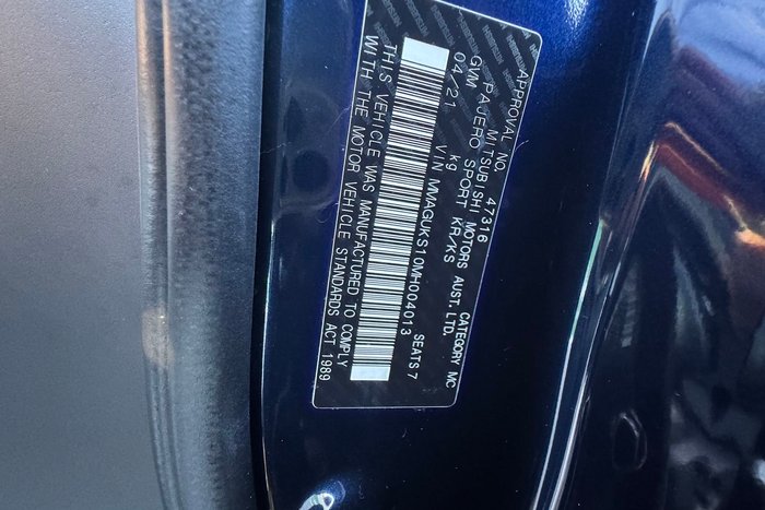 2021 Mitsubishi Pajero Sport Exceed