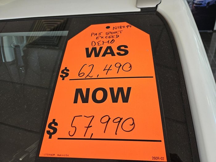 2025 Mitsubishi Pajero Sport Exceed QG MY25 4X4 Dual Range White