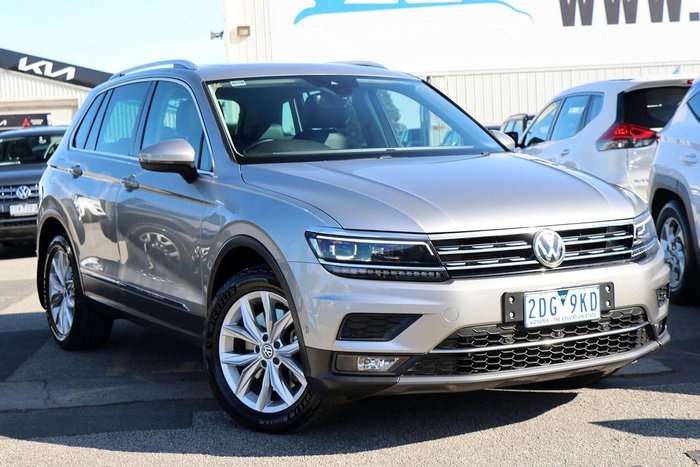 2018 Volkswagen Tiguan 162TSI Highline 5N MY18 Four Wheel Drive Tungsten Silver