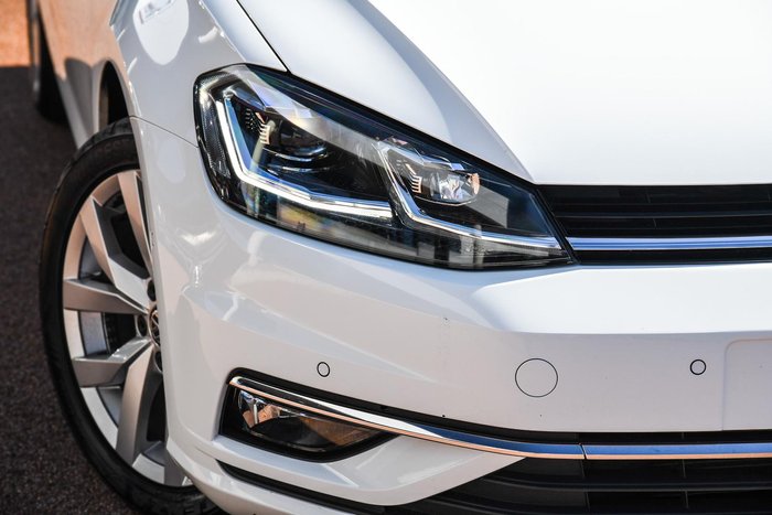 2019 Volkswagen Golf 110TSI Highline 7.5 MY19.5 Pure White