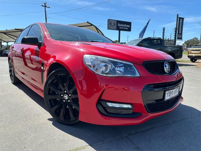 2016 Holden Commodore SS Black VF Series II MY16 RED