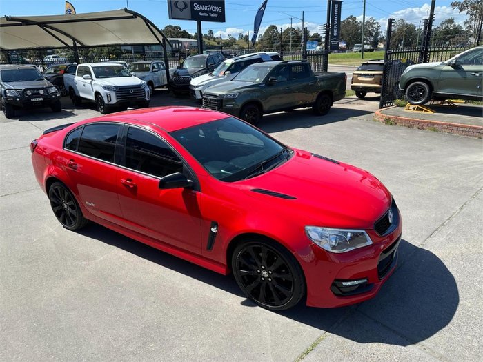 2016 Holden Commodore SS Black VF Series II MY16 RED