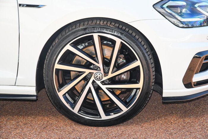 2019 Volkswagen Golf R 7.5 MY19.5 Four Wheel Drive Pure White