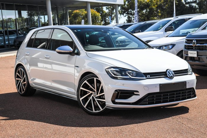 2018 Volkswagen Golf R 7.5 MY18 Four Wheel Drive Pure White