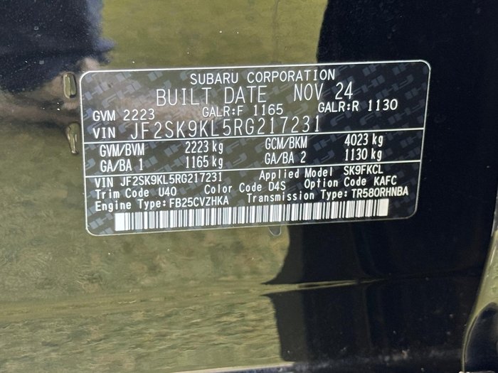 2024 Subaru Forester 2.5i Sport