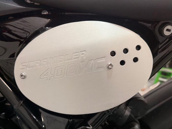 2025 Triumph Scrambler 400 XC Scrambler White