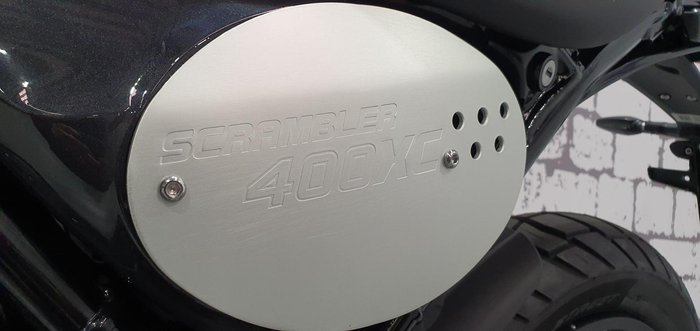 2025 Triumph Scrambler 400 XC Scrambler Grey