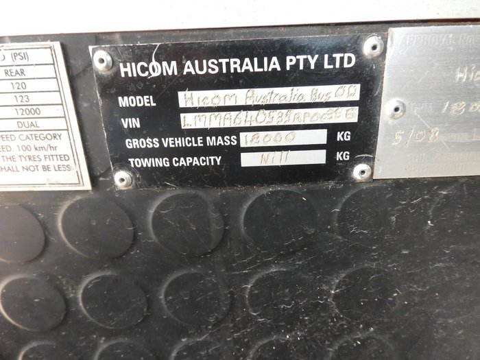 2008 HICOM AUSTRALIA MAN PURPLE