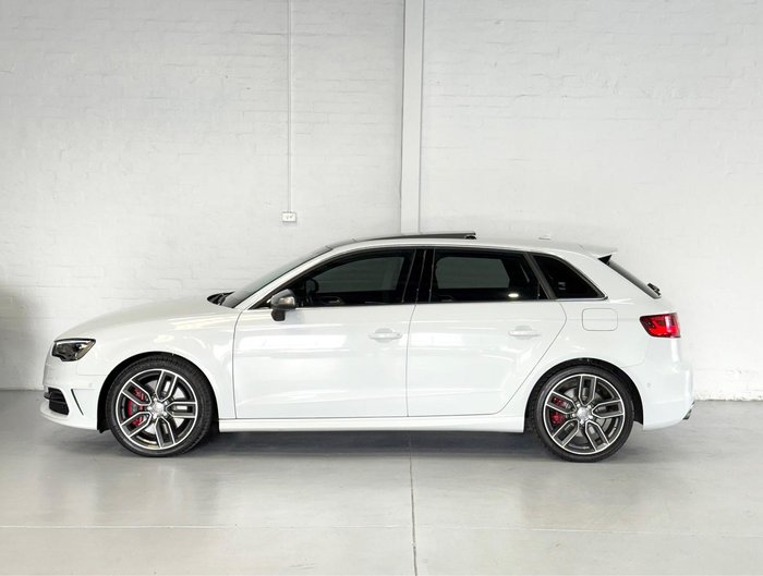 2016 Audi S3 8V MY16 Four Wheel Drive Glacier White