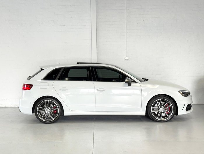 2016 Audi S3 8V MY16 Four Wheel Drive Glacier White