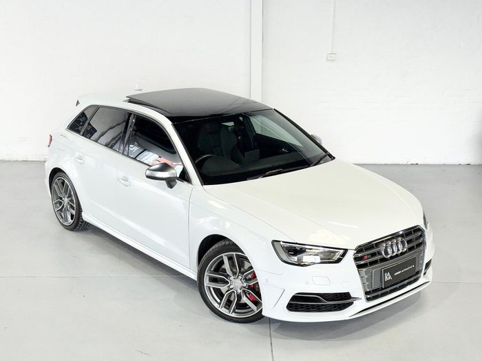 2016 Audi S3 8V MY16 Four Wheel Drive Glacier White