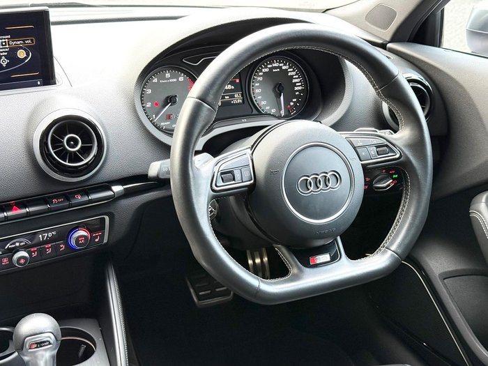 2016 Audi S3 8V MY16 Four Wheel Drive Glacier White