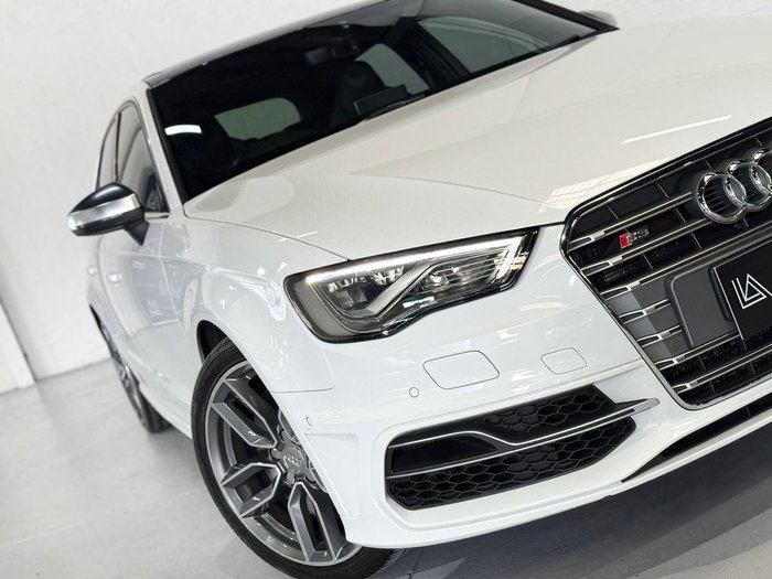 2016 Audi S3 8V MY16 Four Wheel Drive Glacier White