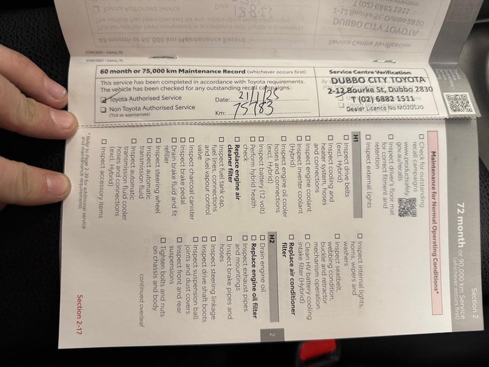 2021 Toyota Camry Ascent AXVH70R Feverish Red