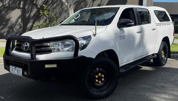 2017 Toyota Hilux SR GUN126R 4X4 Dual Range Glacier White